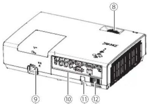 EIKI LC-WNS3200 - WARNING : A PLUG WITH BARED FLEXIBLE CORD IS HAZARDOUS IF ENGAGED IN A LIVE SOCKET OUTLET. - 7