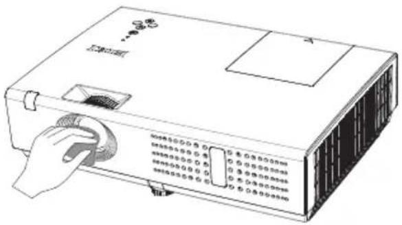 EIKI LC-WNS3200 - Clean the project lens - 1