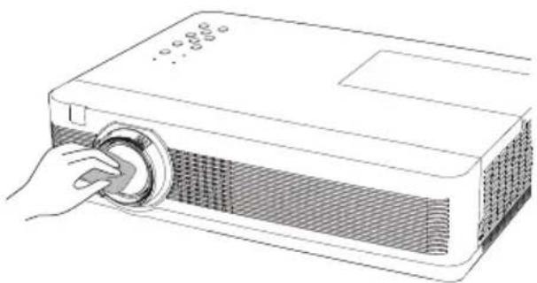 EIKI LC-WB200 - Cleaning the Projection Lens - 1
