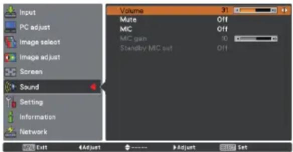 EIKI LC-WB200 - Standby MIC out - 4