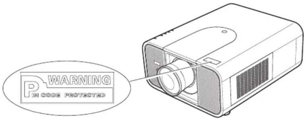 EIKI LC-HDT700 - PIN Code Number Memo - 3