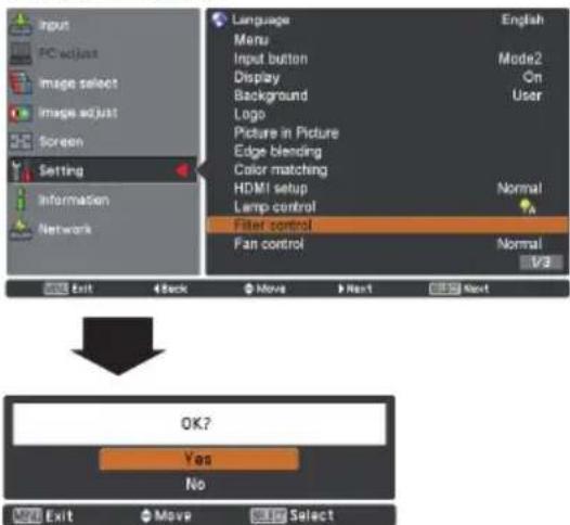 EIKI LC-HDT700 - Fan control - 1