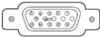 EIKI LC-HDT700 - ANALOG/ ANALOG OUT (Mini D-sub 15 pin) - 1