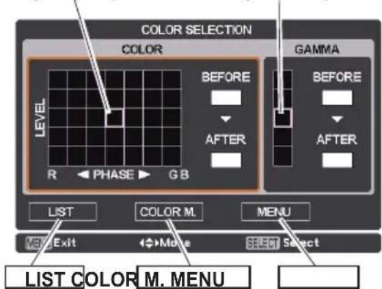EIKI LC-HDT700 - COLOR SELECTION MODE - 1