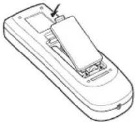 EIKI LC-HDT700 - Two AAA size batteries - 1