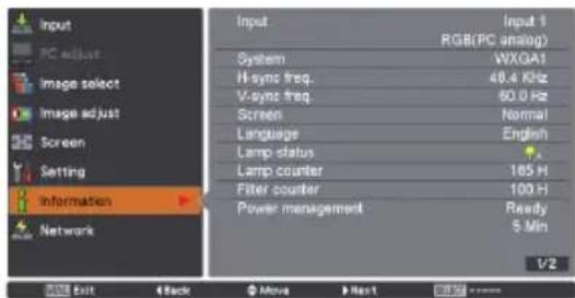 EIKI LC-HDT700 - FOCUS buttons - 2