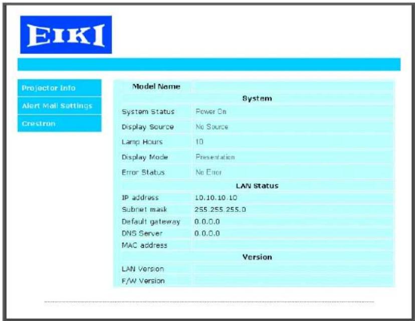 EIKI EIP-U4700 - LAN RJ45 - 7
