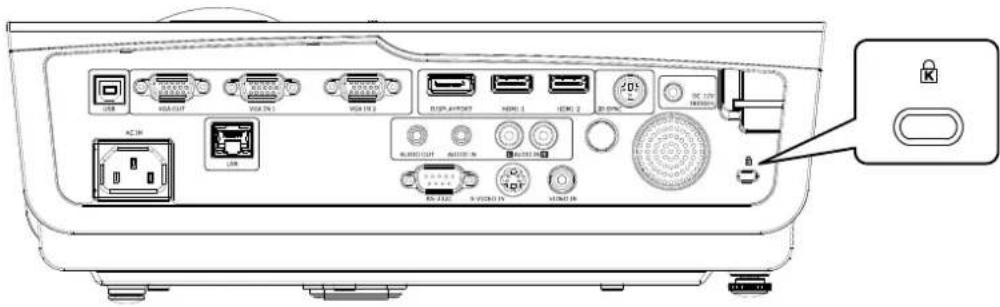 EIKI EIP-U4700 - Using the Kensington ^® Lock - 1