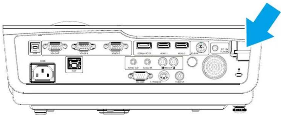 EIKI EIP-U4700 - Using the Security Bar - 1