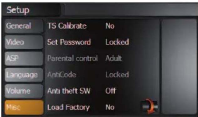 ZENEC ZE-NC4110 (Hyundai Santa Fe) - SICHERHEITSCODE - 1