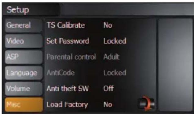 ZENEC ZE-NC4110 (Hyundai Santa Fe) - ANTI-THEFT CODE - 1
