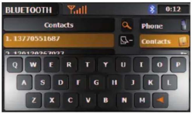 ZENEC ZE-NC4110 (Hyundai Santa Fe) - SEARCH FUNCTION FOR PHONE BOOK ENTRIES - 1