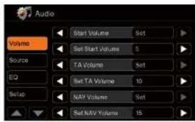 ZENEC Z-E2014M (Volkswagen & Seat) - SYSTEMEINSTELLUNGEN: AUDIO - 1