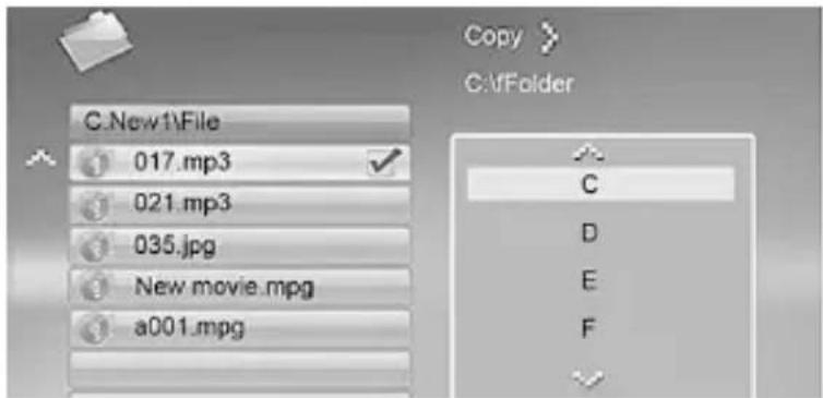C.New1农业生产资料 017.mp3 021.mp3 035.jpg New movie.mpg a001.mpg Copy C:\fFolder C D E F