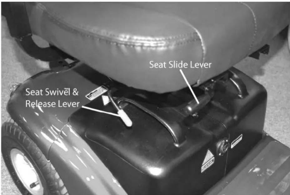 Shoprider Valencia - Seat Swivel / Removal - 1