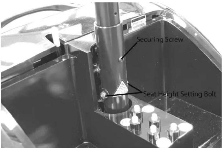 Shoprider Valencia - Seat Height Adjustment - 1