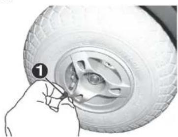 KYMCO Maxi XLS ForU - Weekly inspections / tyre pressure - 1