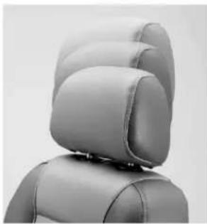 KYMCO Maxi XLS ForU - Lowering the headrest: - 2