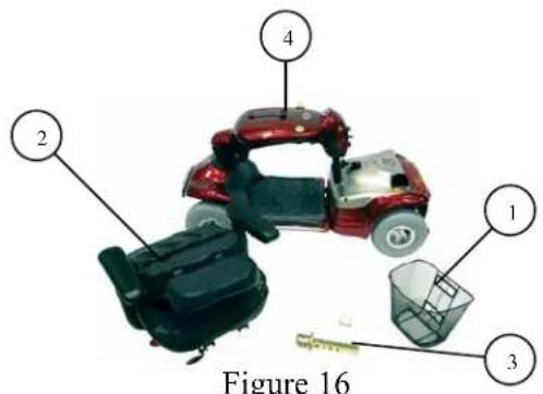Shoprider Sunrunner 3 Deluxe - Dismantling - 4