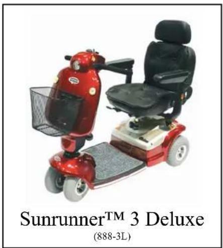 Shoprider Sunrunner 3 Deluxe - 2