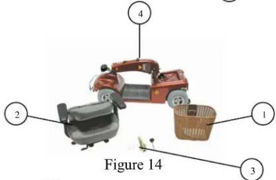 Shoprider Sunrunner 3 Deluxe - Dismantling - 2