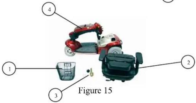 Shoprider Sunrunner 3 Deluxe - Dismantling - 3