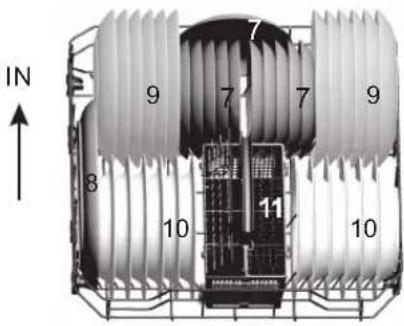 Currys Essentials CDW60W10 - Loading the Lower Basket for 12 Place Settings - 1