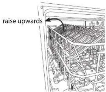 Currys Essentials CDW60W10 - Hinged Cup Rack - 1