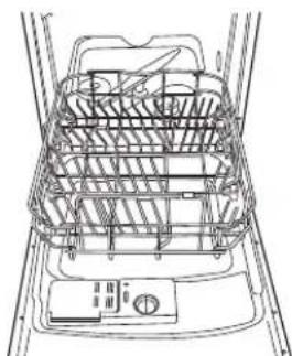 Currys Essentials CDW45W10 - Lower Basket - 1