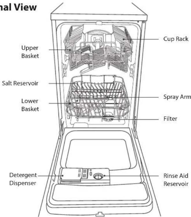Currys Essentials CDW45W10 - Product Overview - 1
