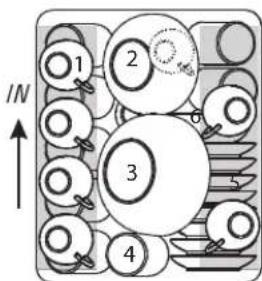 Currys Essentials CDW45W10 - Loading the Upper Basket for 8 Place Settings - 1