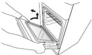 Currys Essentials CFSESV12 - Removing the Oven Door - 5