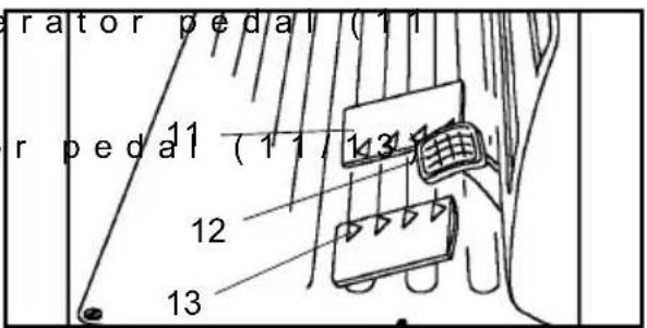Jungheinrich EFG VAC 30 - Accelerating the truck (dual-pedal) - 1