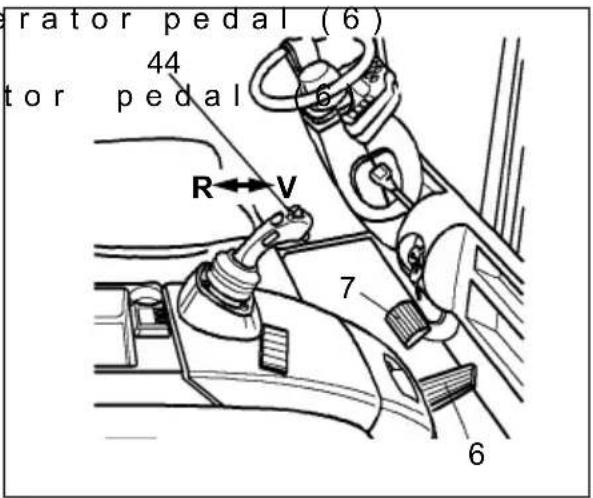 Jungheinrich EFG VAC 30 - Accelerating the truck (single-pedal) - 1