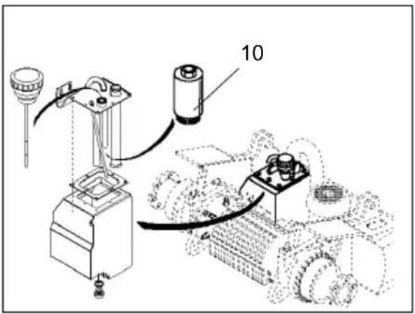 Jungheinrich EFG VAC 30 - Changing the vacuum filter - 1