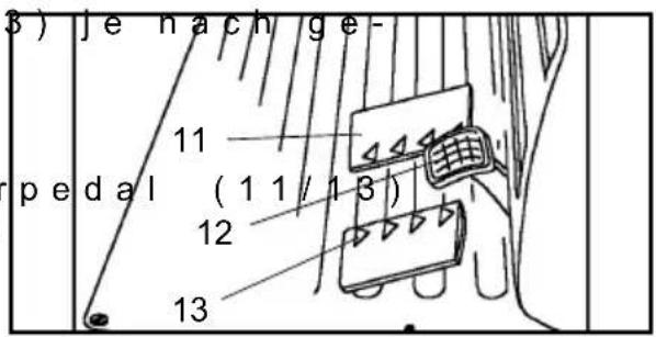 Jungheinrich EFG VAC 30 - Fahrzeug beschleunigen (Doppelpedal) - 1