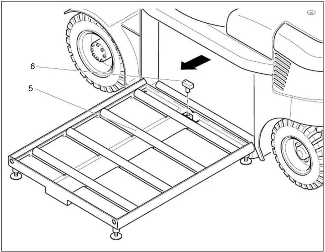 Jungheinrich EFG D30 - Removal / assembly with a battery trolley - 3