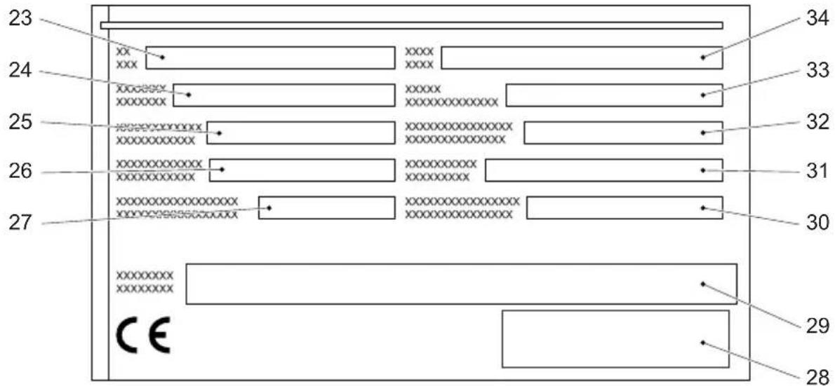 Jungheinrich EFG D30 - Truck data plate - 1