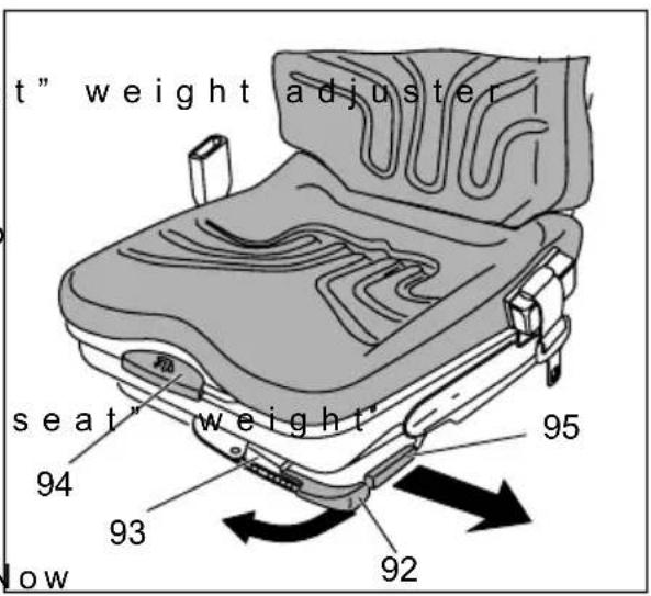 Jungheinrich EFG 425KS - Adjusting the driver's weight: - 2
