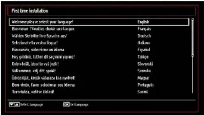 First time installation Welcome please select your language! English Biosvenno! Vivalliez choisir une langue! Français Wählen Sie bitte Ihre Sprache aus! Deutsch Seleimate la vasto langue! Italiano Biosvenido, selezione un iderna Español Hos gelöhir, lütten dîl seçimi ni yapuo! Türkçe Dolordoški, liberite vaš jedik! Slovenski Valkommen, valj ditt språle! Svenska Üdvočljuk, kiejuk válassza ki a myelvet! Magyar Dem-vindo, favor seleccionar seu iderna Portuguis Tervelato, valitse kiesi! Susmi Select Language SetLanguage