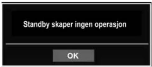 Standby skaper ingen operasjon OK