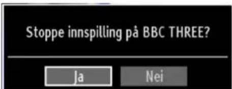Stoppe innspilling på BBC THREE? Ja Nei