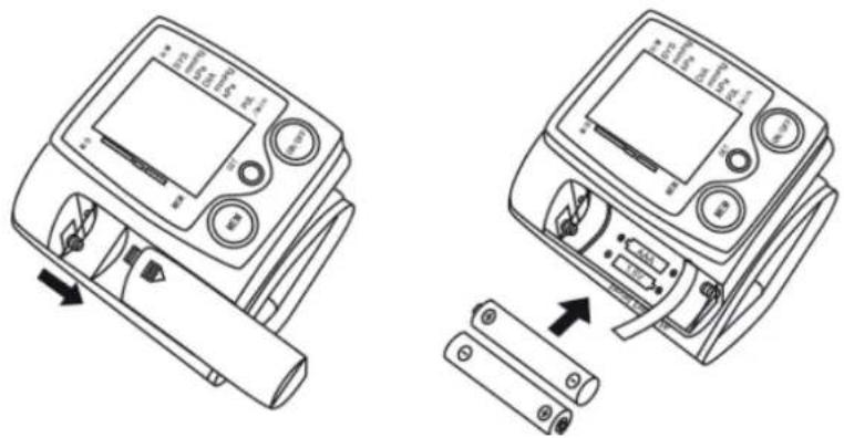 Marquant 880-137 - Isättning av batterier - 1