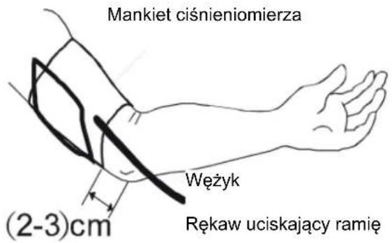 Mankiet ciśnieniomierza Wężyk Rękaw uciskający ramię (2-3)cm
