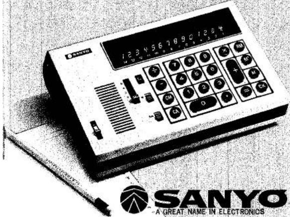 SANYO 123456789G1234 A GREAT NAME IN ELECTRONICS