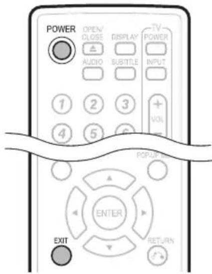 POWER OPEN CLOSE AUDIO DISPLAY SUBTITLE TV POWER INPUT 1 2 3 4 5 + VOL POPUP IN ENTER EXIT RETURN