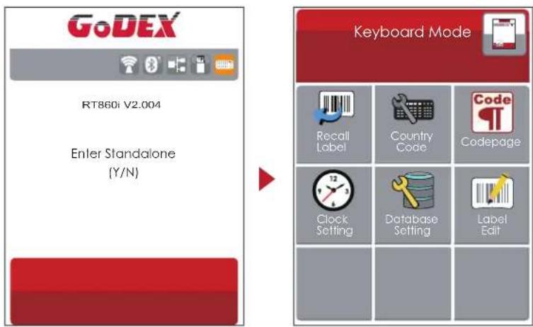 Godex RT860i - Keyboard Mode - 1