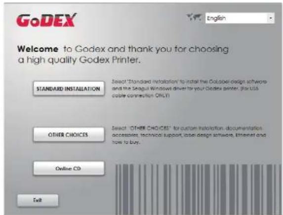 Godex RT860i - Wizard CD Standard Installation - 1