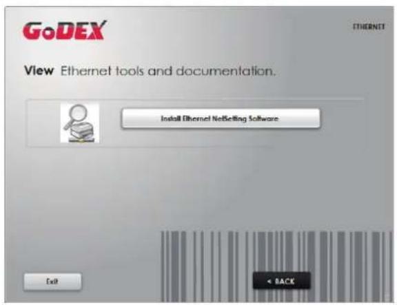 Godex RT860i - Installing the NetSetting software - 3