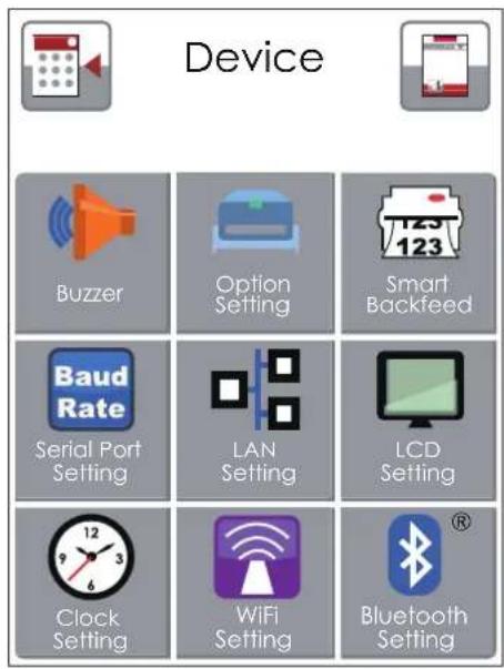Godex RT860i - LCD Interface Function - 11